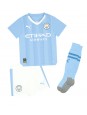 Billige Manchester City John Stones #5 Hjemmedraktsett Barn 2023-24 Kortermet (+ Korte bukser)